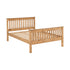 Monaco 4FT6 Bed High Foot End - Distressed Waxed Pine